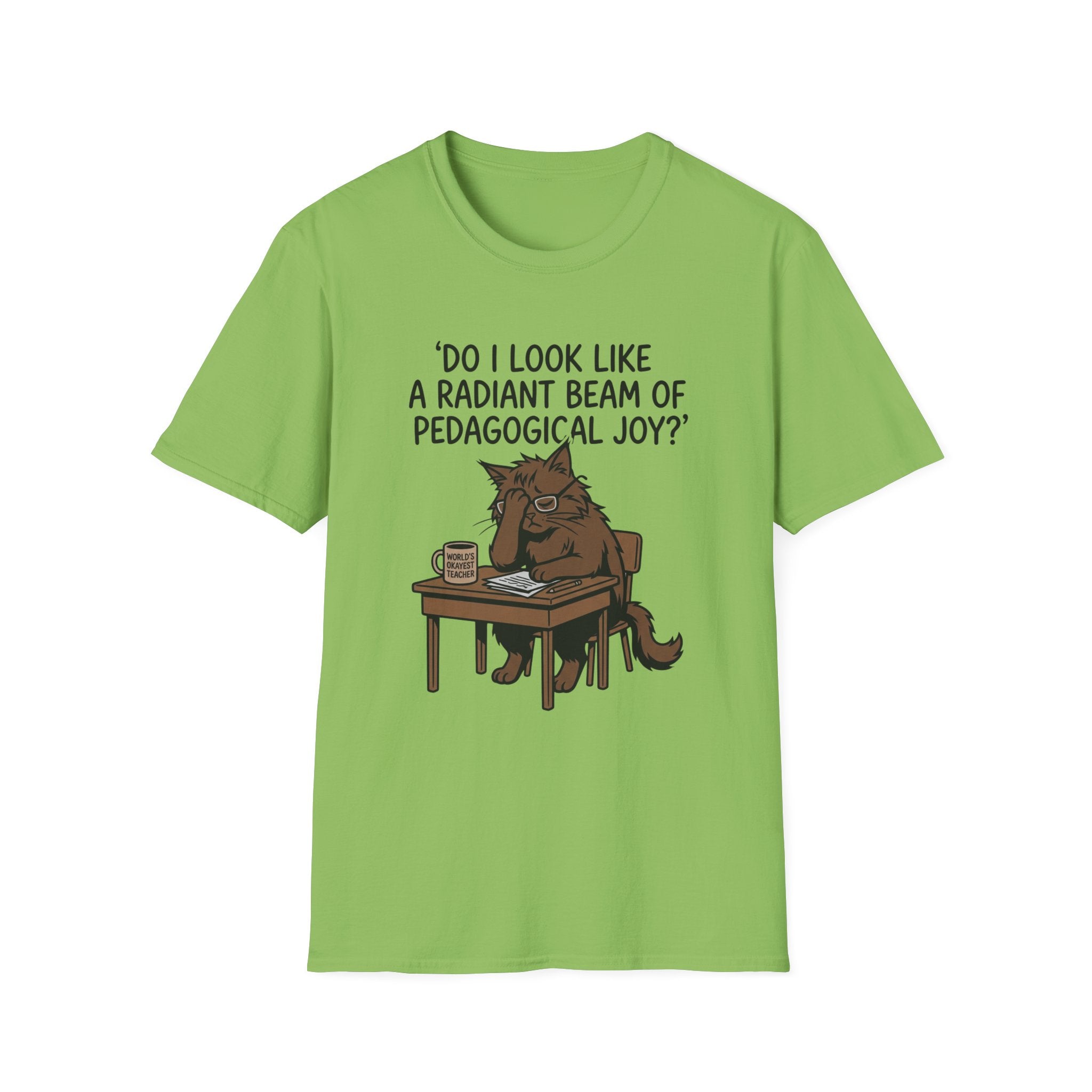 Pedagogical Joy Cat T-Shirt