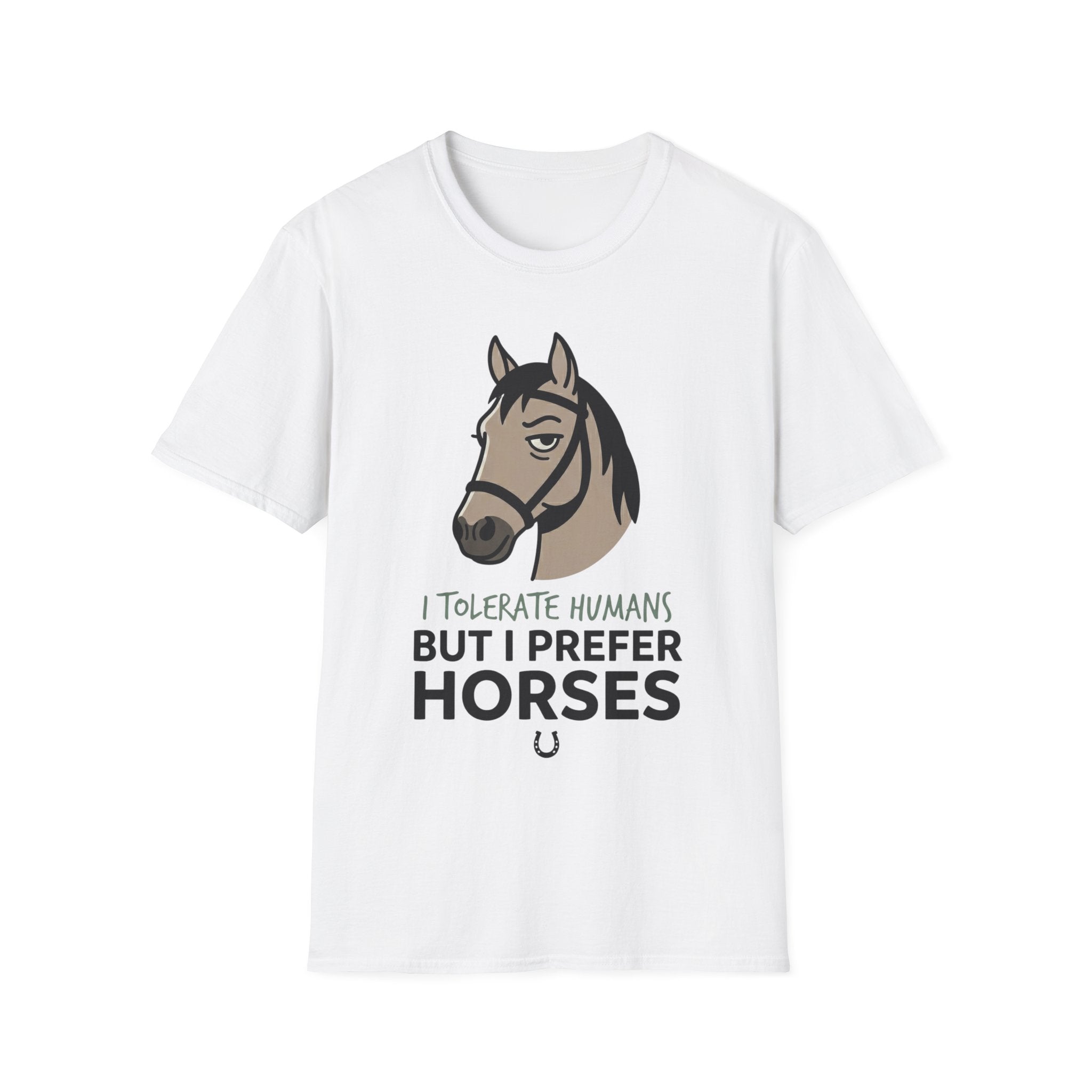 I Prefer Horses T-Shrit