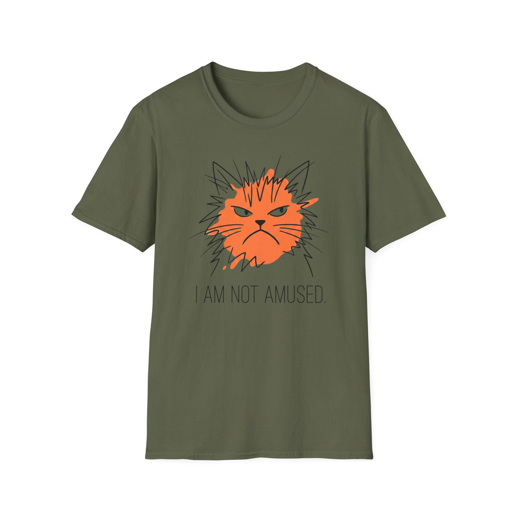 I Am Not Amused Splat Cat T-Shirt