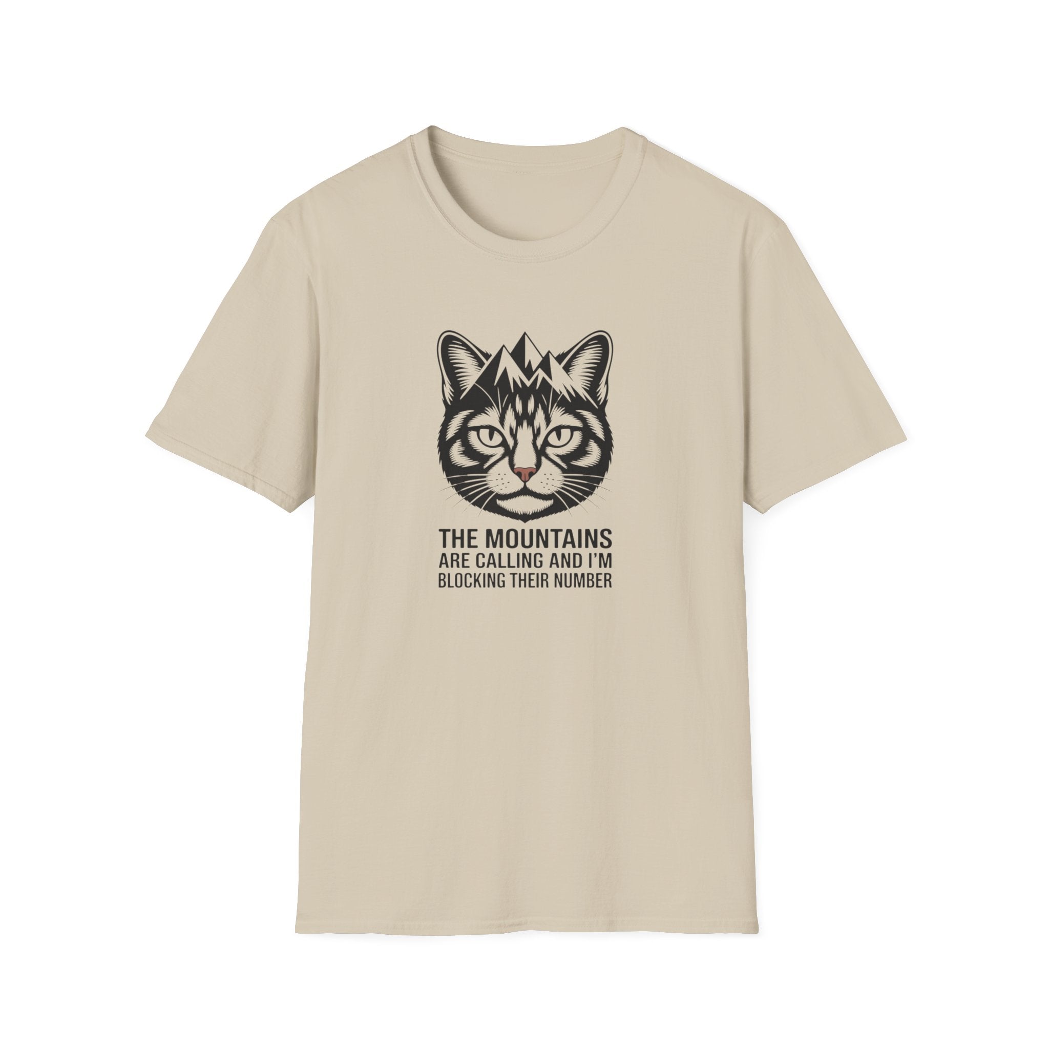 Mountains Are Calling Cat T-Shirt