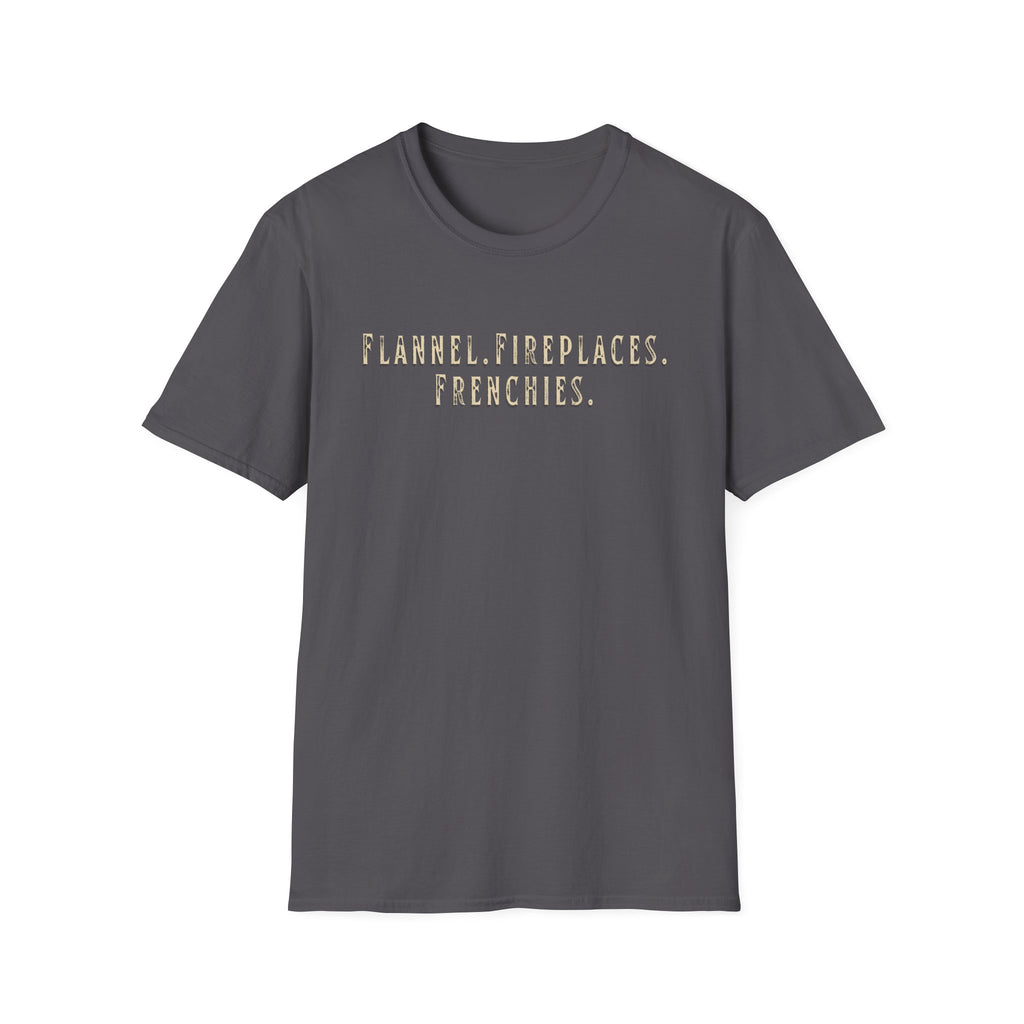 Flannel Frenchies Dog T-Shirt