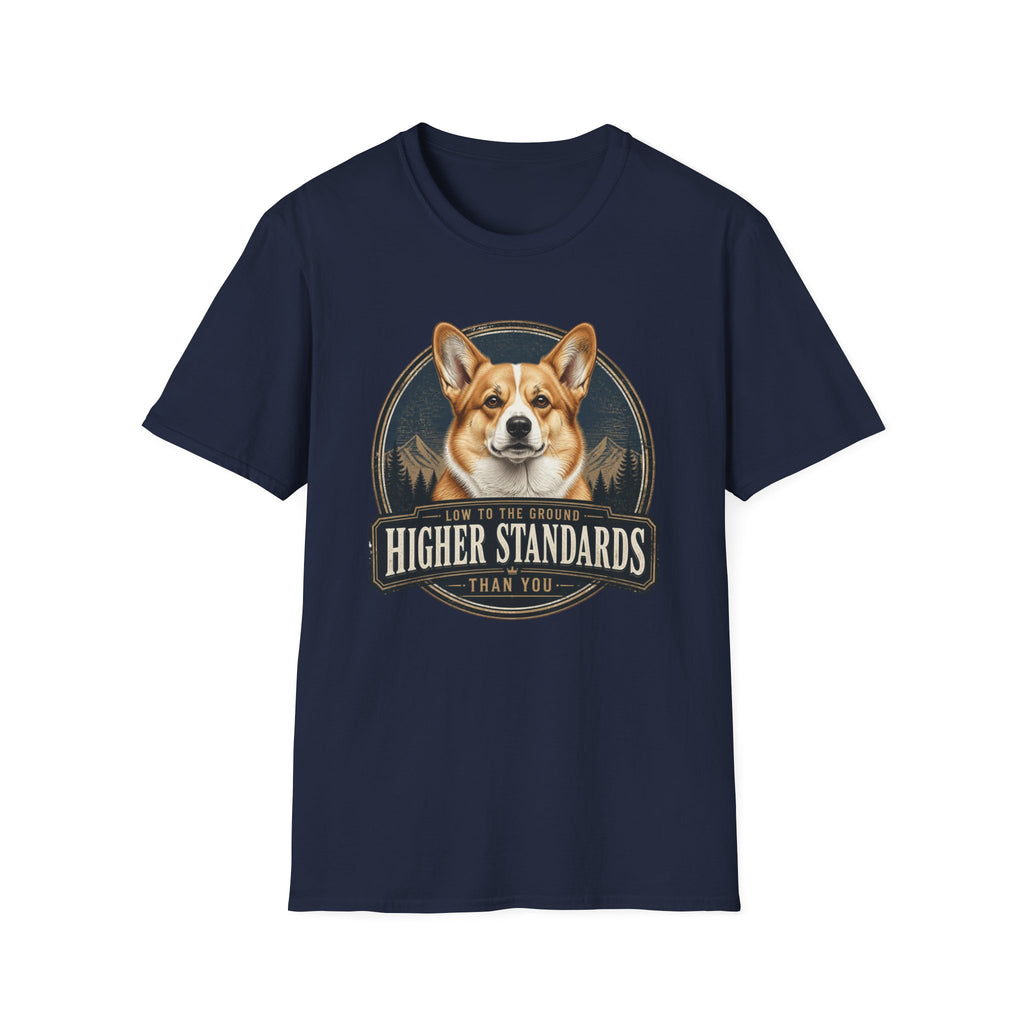 Low To The Ground Corgi Dog T-Shirt