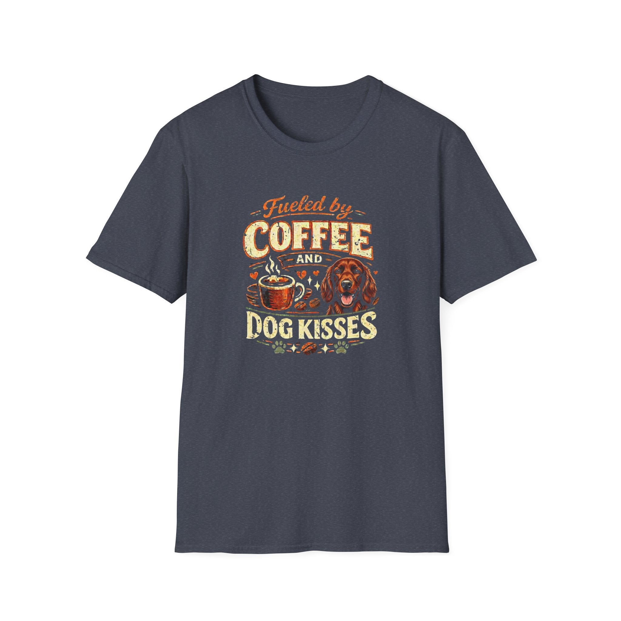 Coffee Kiss Irish Setter Dog T-Shirt