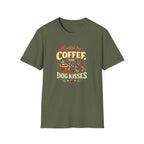 Coffee Kiss German Shepherd Dog T-Shirt
