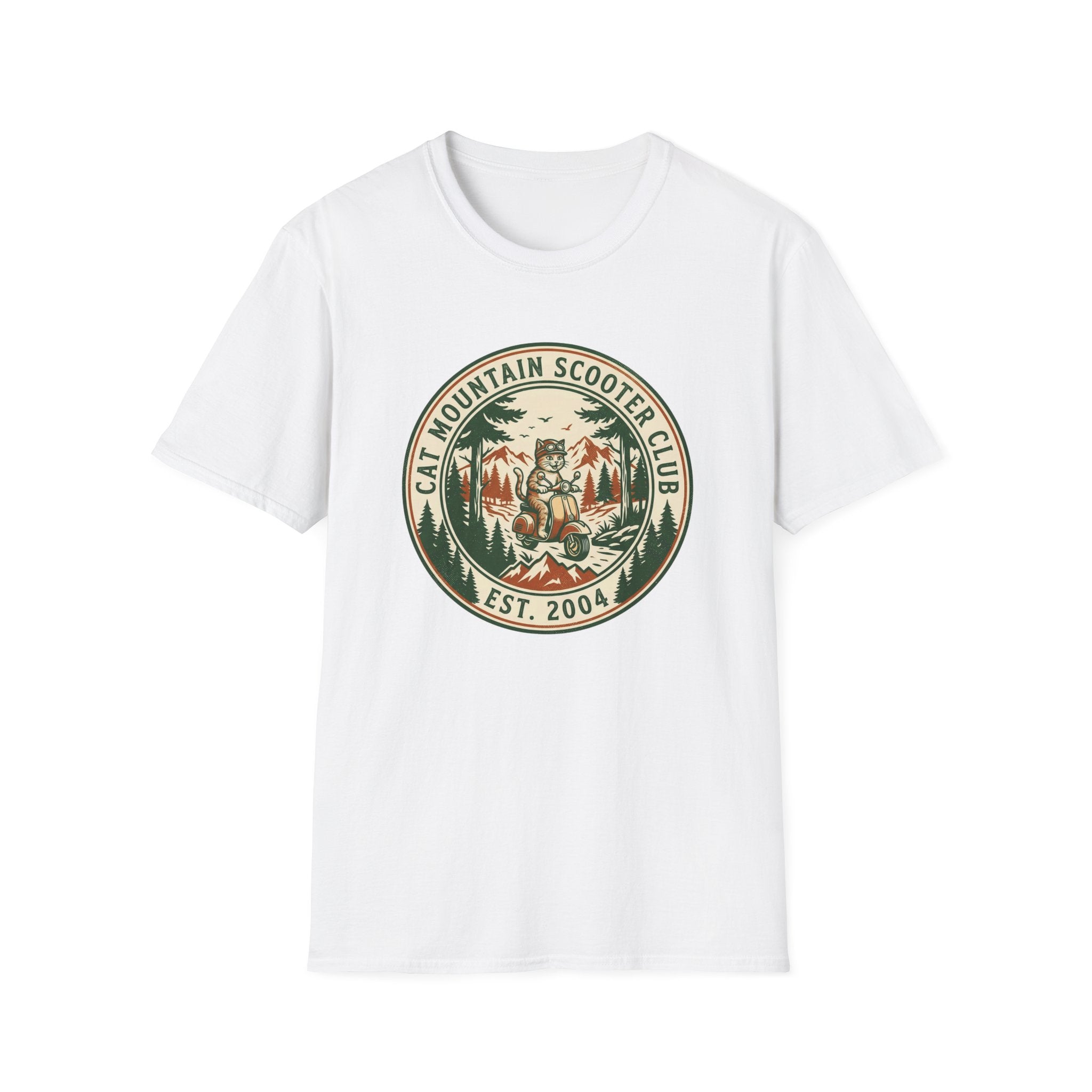 Cat Mountain Scooter Club T-Shirt