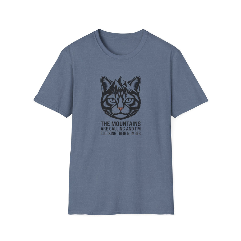 Mountains Are Calling Cat T-Shirt