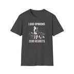 Loud Opinions Husky Dog T-Shirt