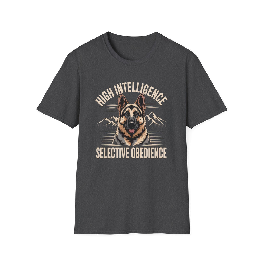 High Intel German Shepherd Dog T-Shirt
