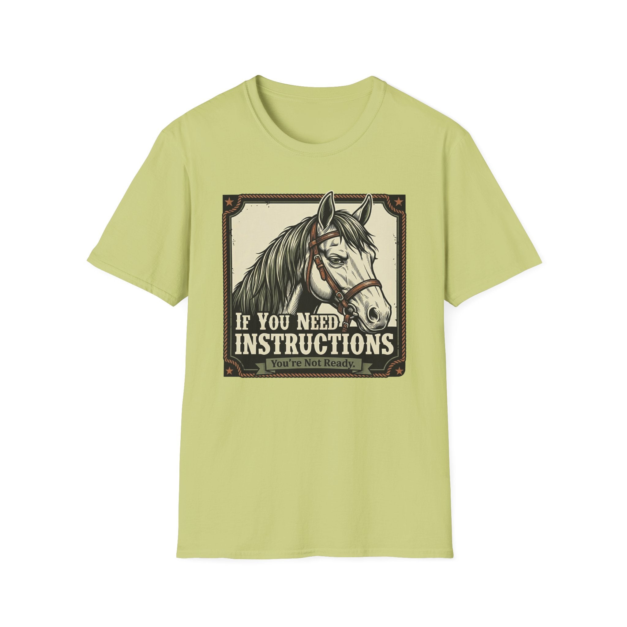 If You Need Instructions Horse T-Shirt