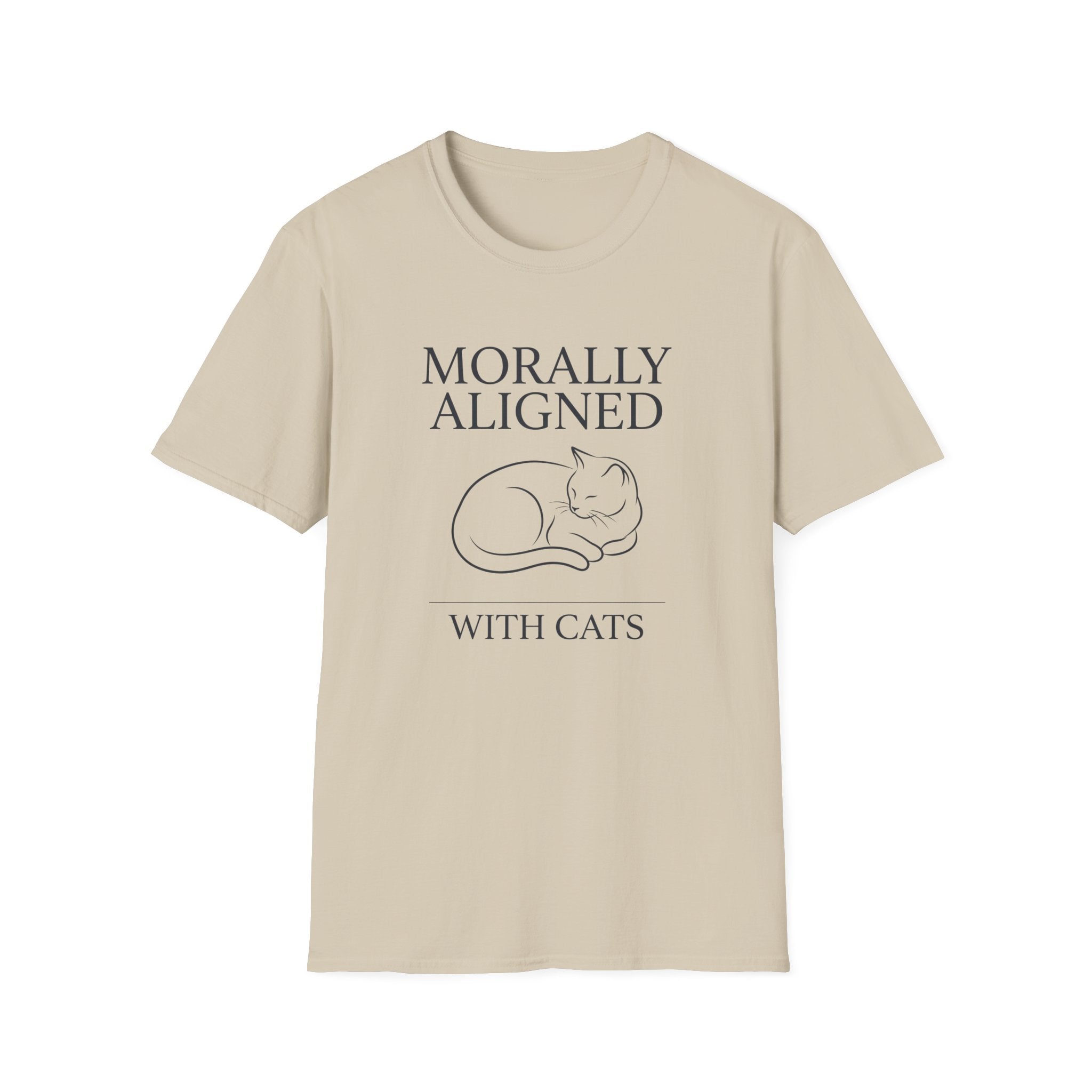 Morally Aligned With Cats T-Shirt