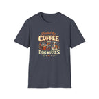 Coffee Kiss Australian Shepherd Dog T-Shirt