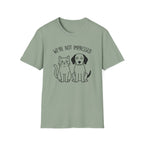 We're Not Impressed Cat and Dog T-Shirt