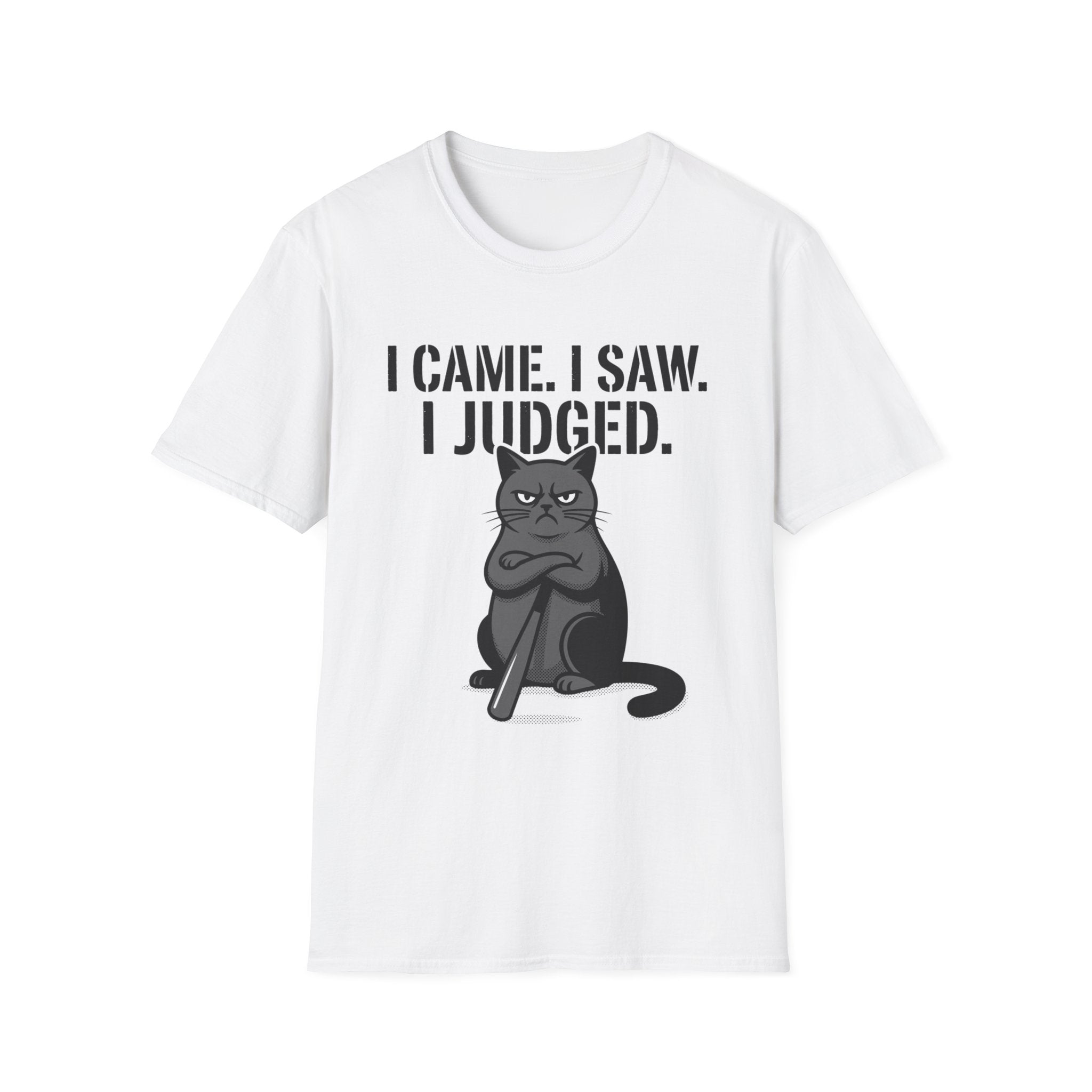 I Came I Saw I Judged Cat T-Shirt