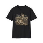 Schnauzer on a Stone Wall Dog T-Shirt