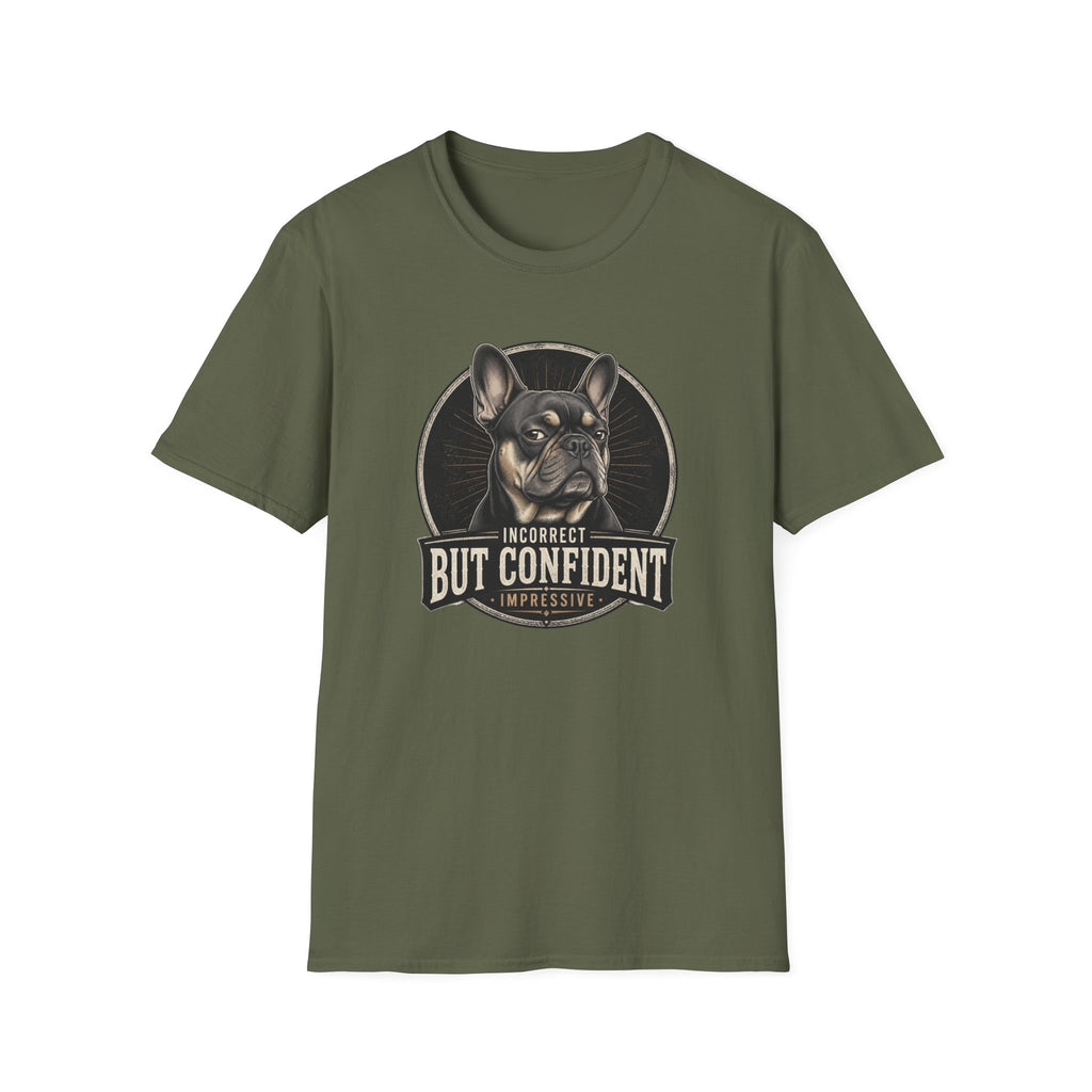 Confident Frenchie Dog T-Shirt