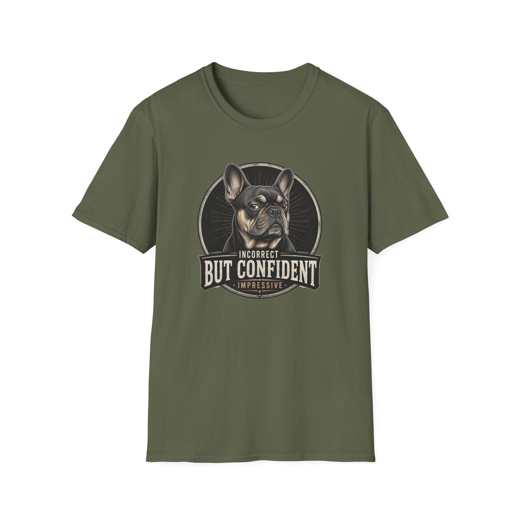 Confident Frenchie Dog T-Shirt