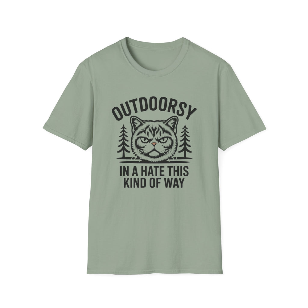 Outdoorsy Cat T-Shirt