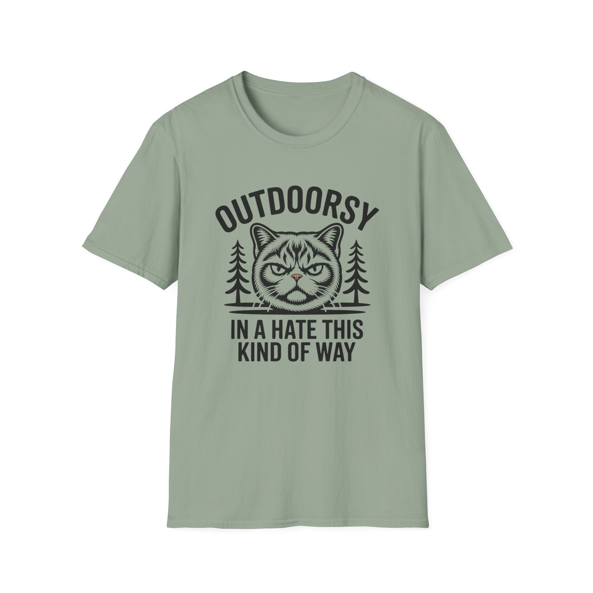 Outdoorsy Cat T-Shirt