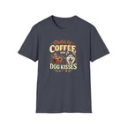 Coffee Kiss Husky Dog T-Shirt