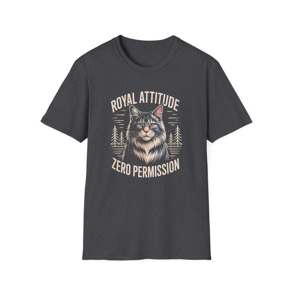 Royal Attitude Maine Coon Cat T-Shirt