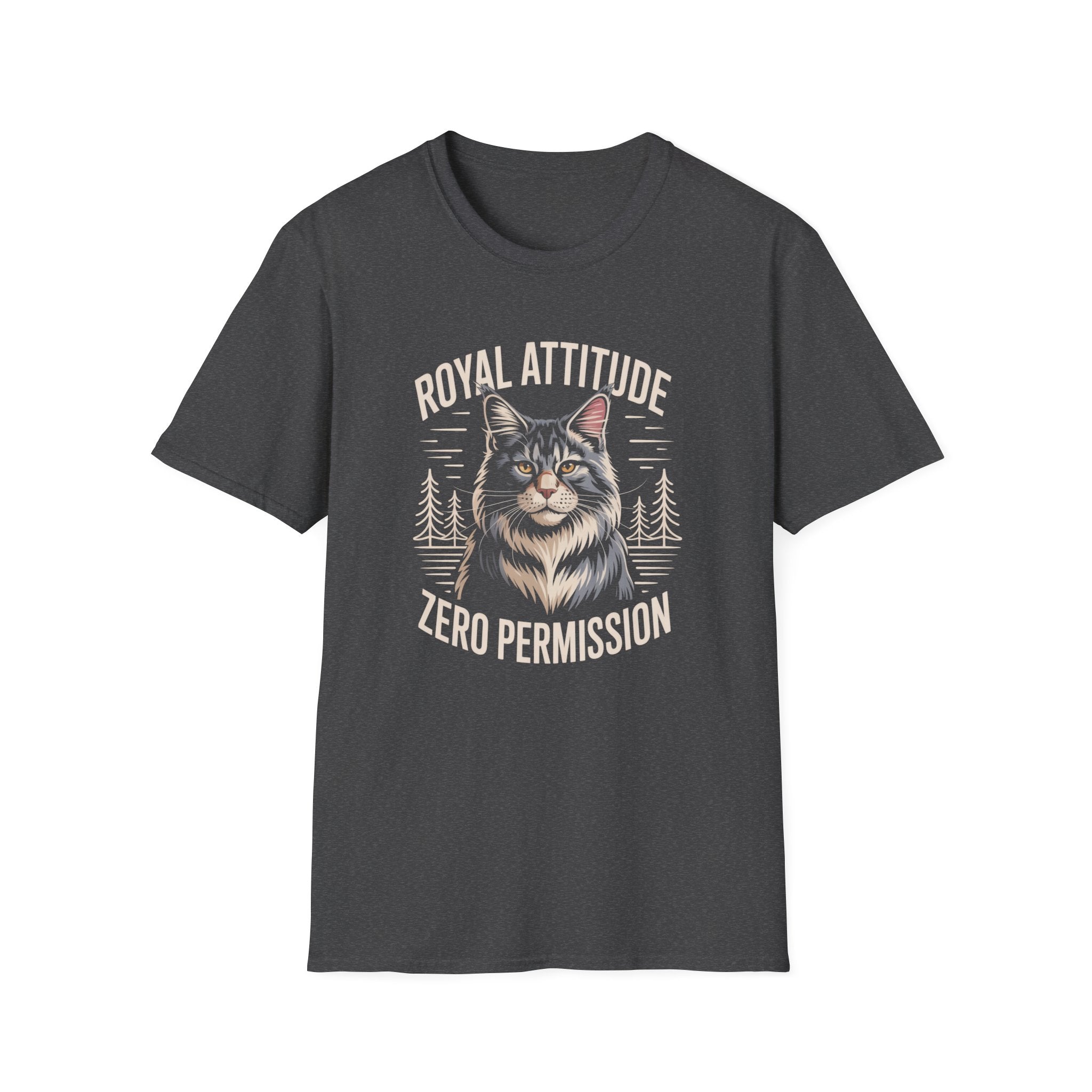 Royal Attitude Maine Coon Cat T-Shirt