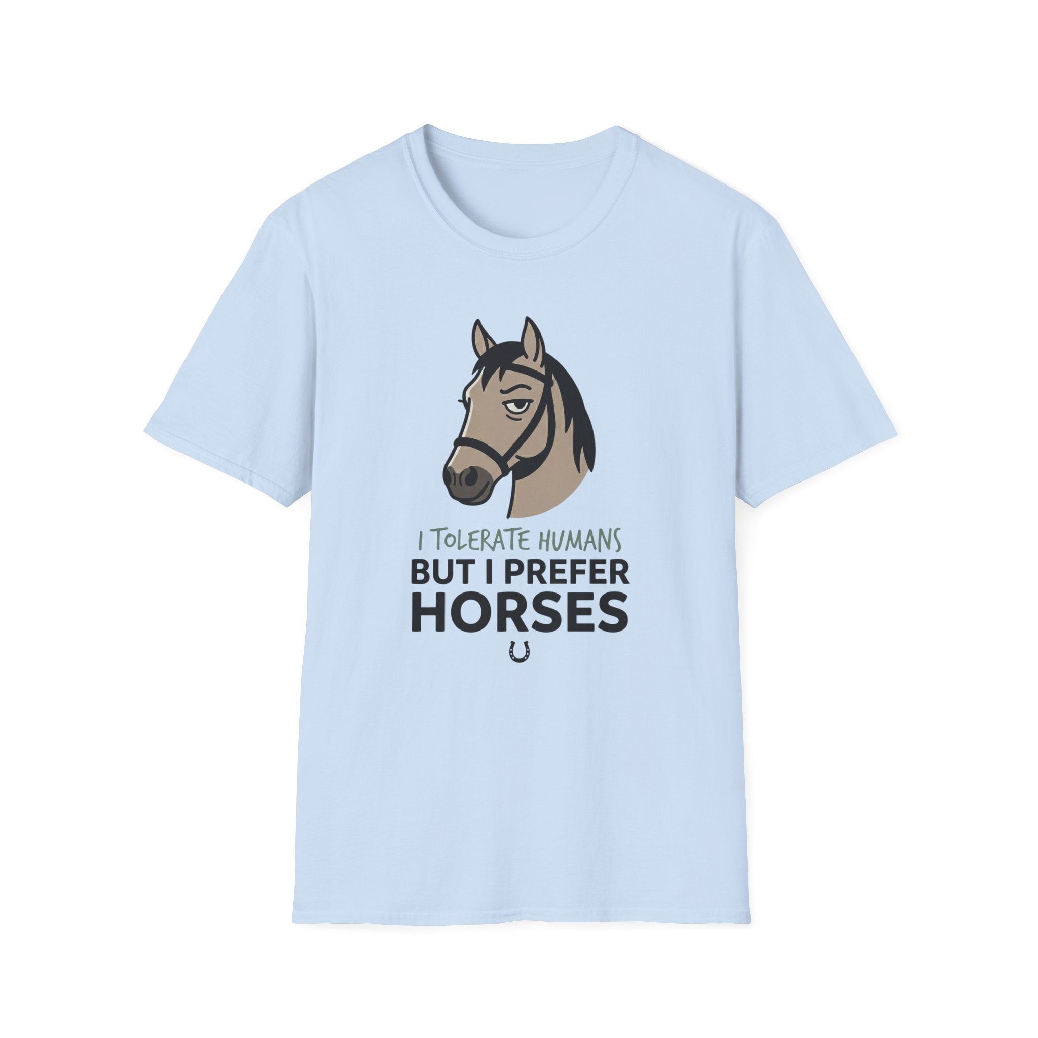 I Prefer Horses T-Shrit