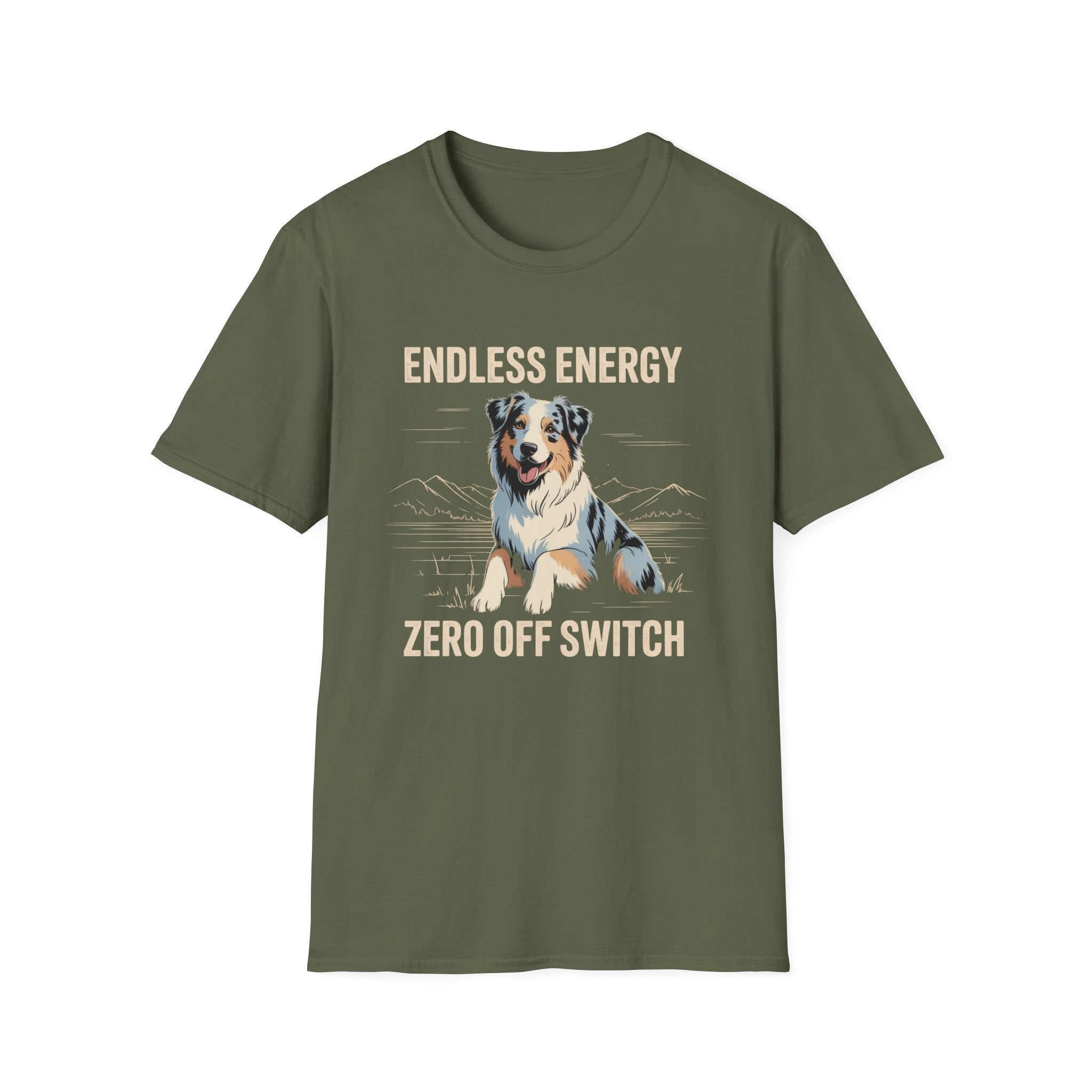 Endless Energy Australian Shepherd Dog T-Shirt
