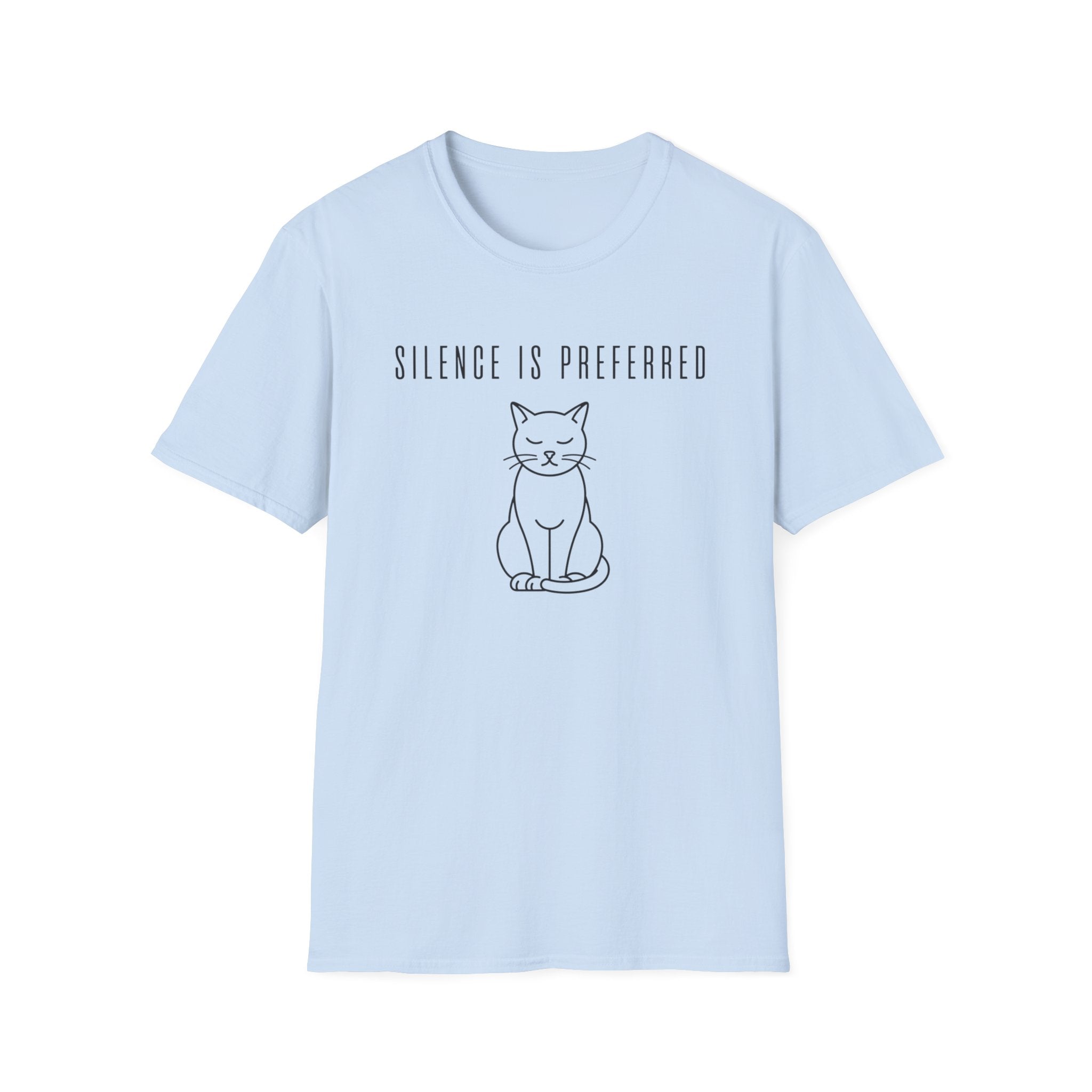 Silence Is Preferred Cat T-Shirt
