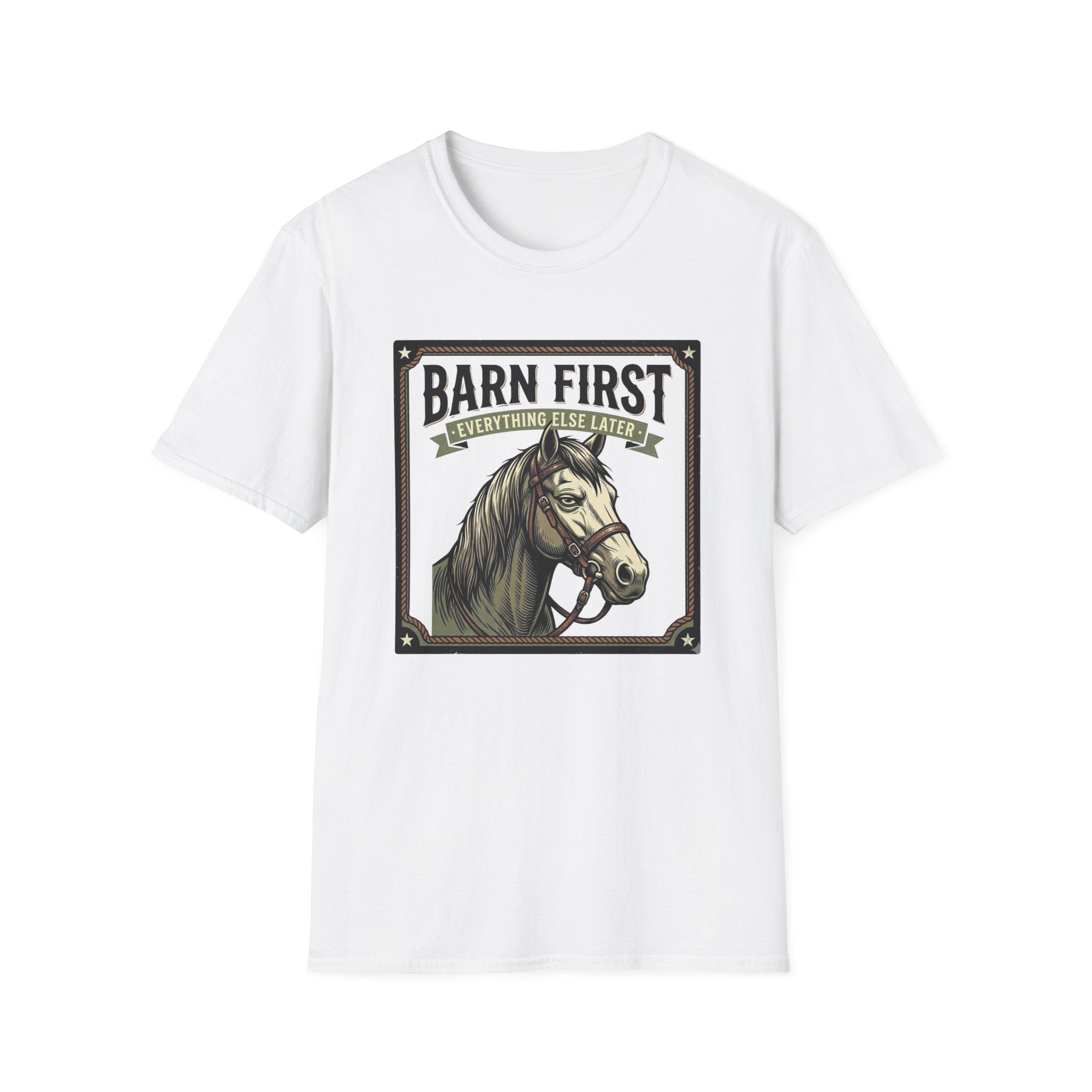 Barn First Horse T-Shirt