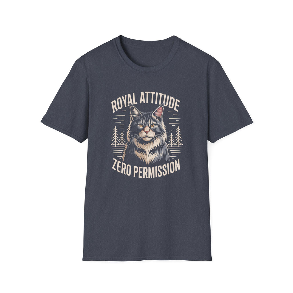 Royal Attitude Maine Coon Cat T-Shirt