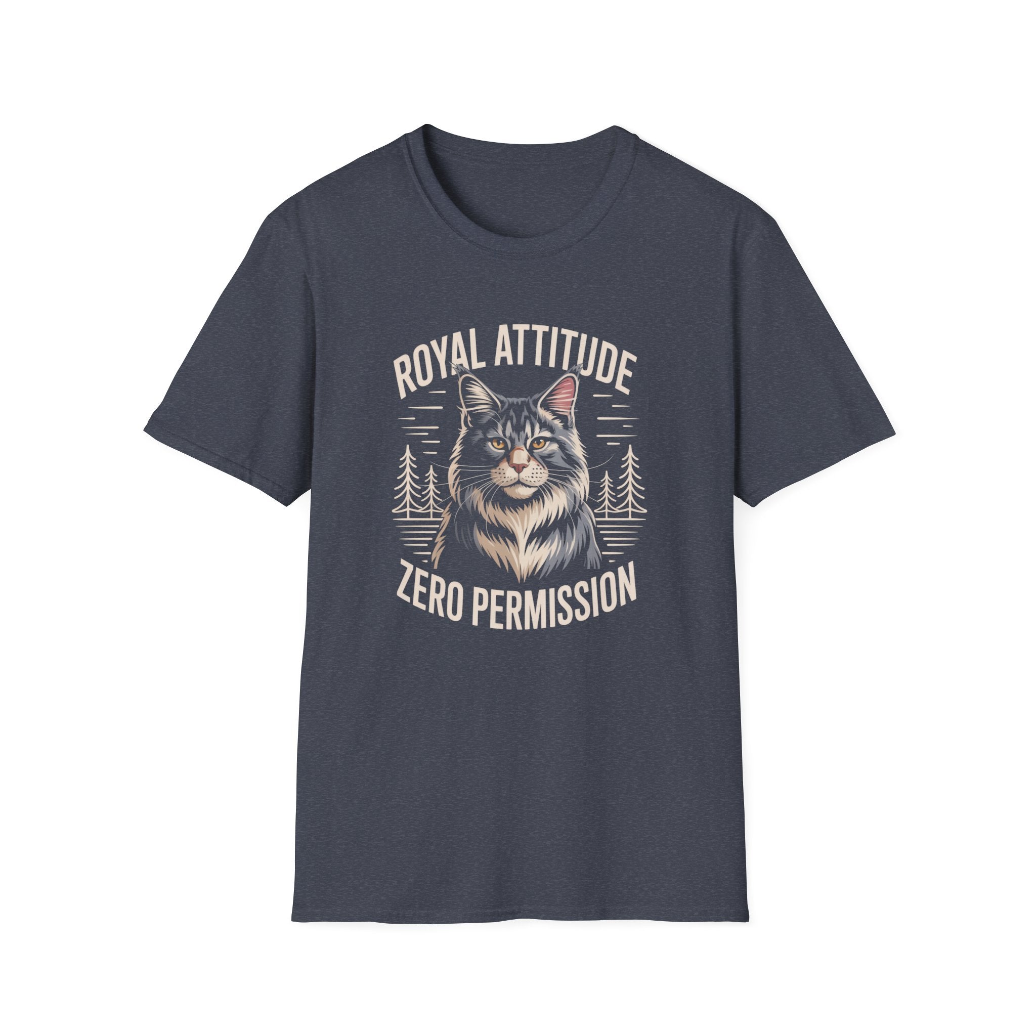 Royal Attitude Maine Coon Cat T-Shirt
