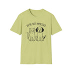 We're Not Impressed Cat and Dog T-Shirt