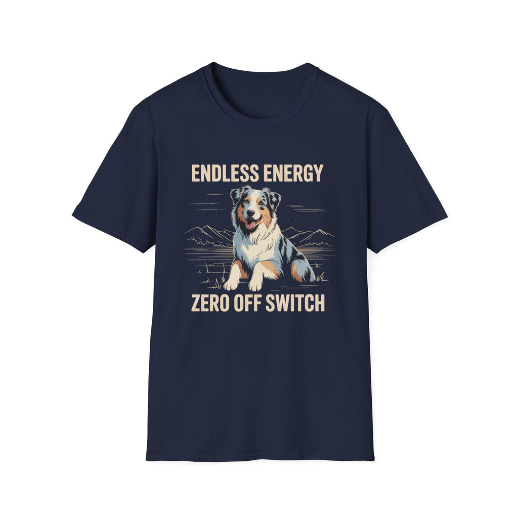 Endless Energy Australian Shepherd Dog T-Shirt