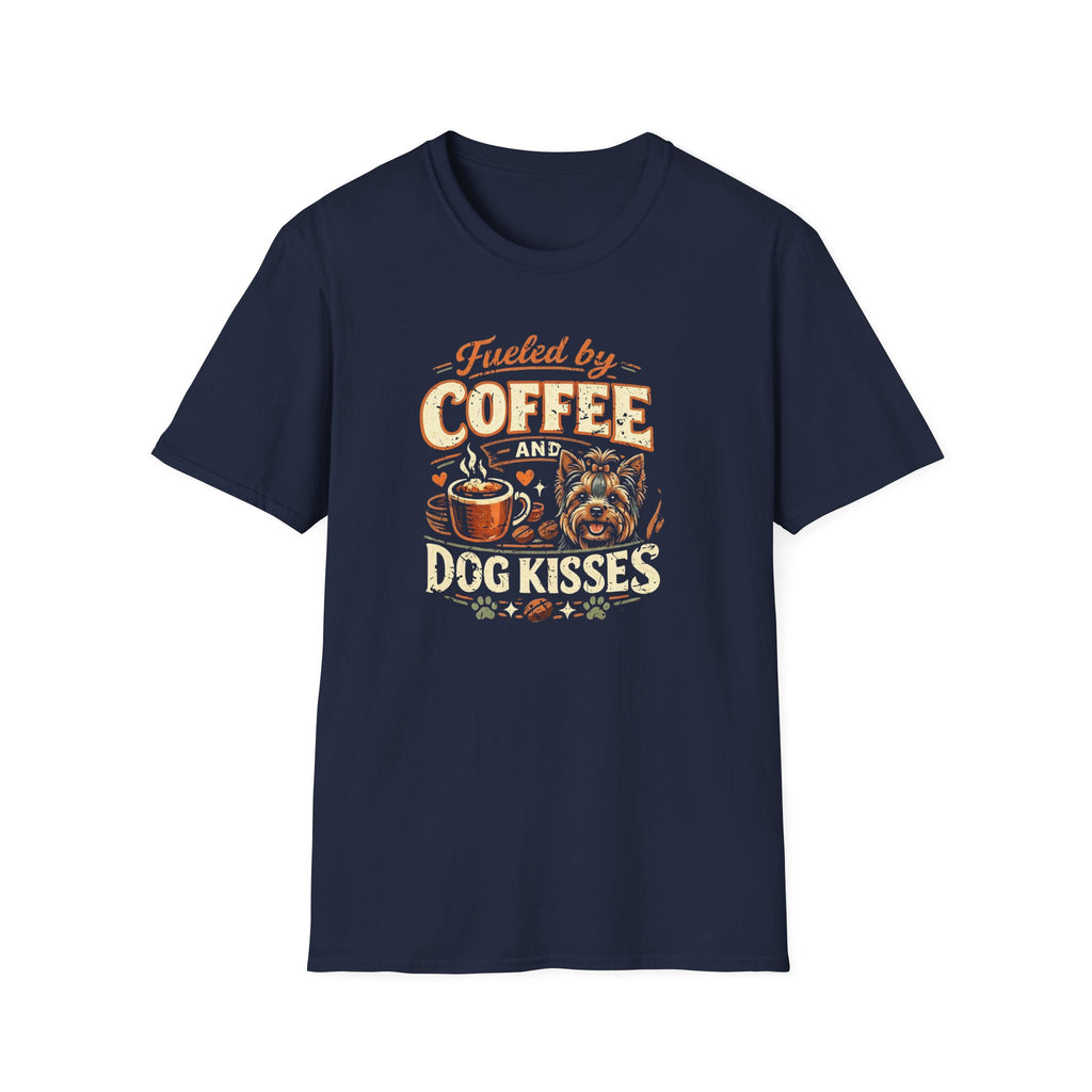 Coffee Kiss Yorkie Yorkshire Terrier Dog T-Shirt