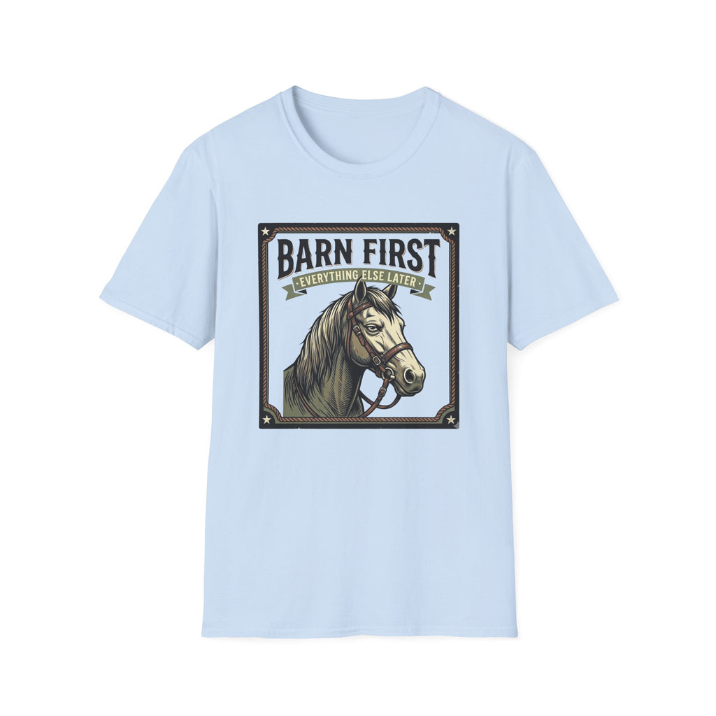 Barn First Horse T-Shirt