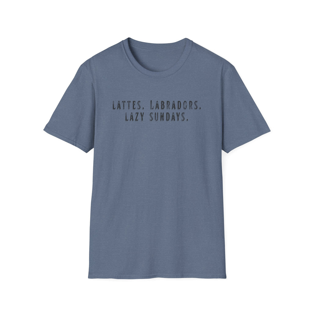 Lattes Labrador Dog T-Shirt