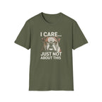 I Care Just Not About This English Bulldog Dark T-Shirt
