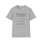 Morally Aligned With Cats T-Shirt