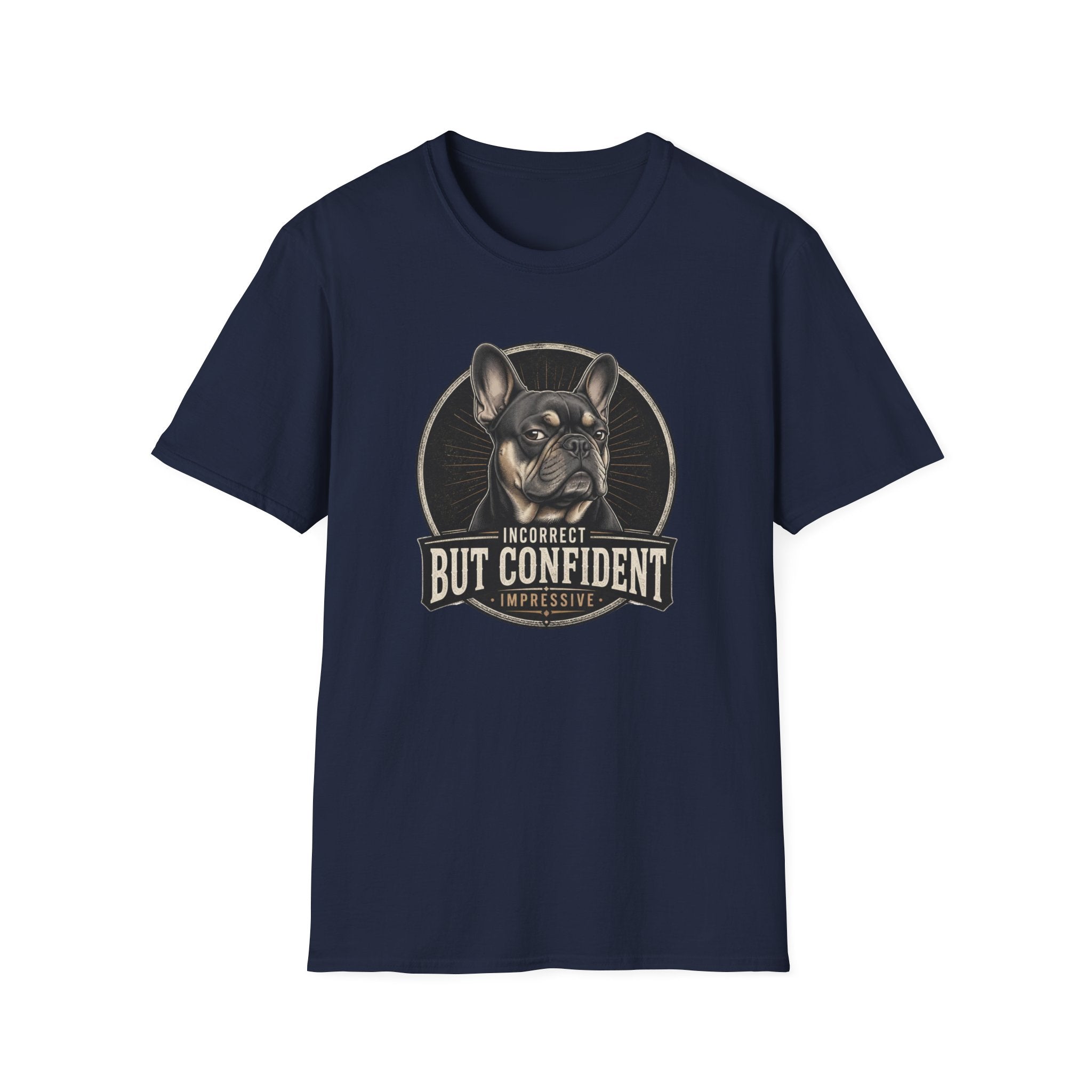 Confident Frenchie Dog T-Shirt
