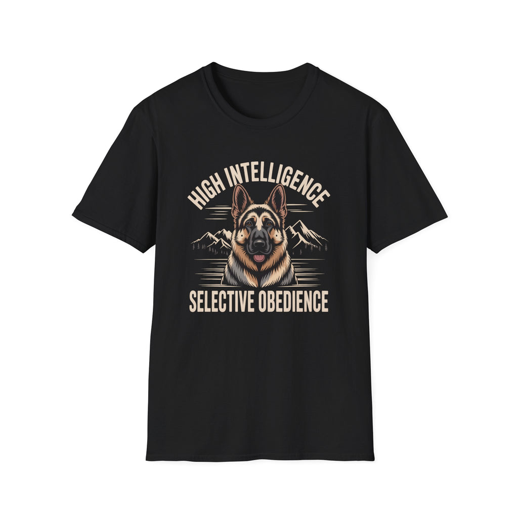 High Intel German Shepherd Dog T-Shirt