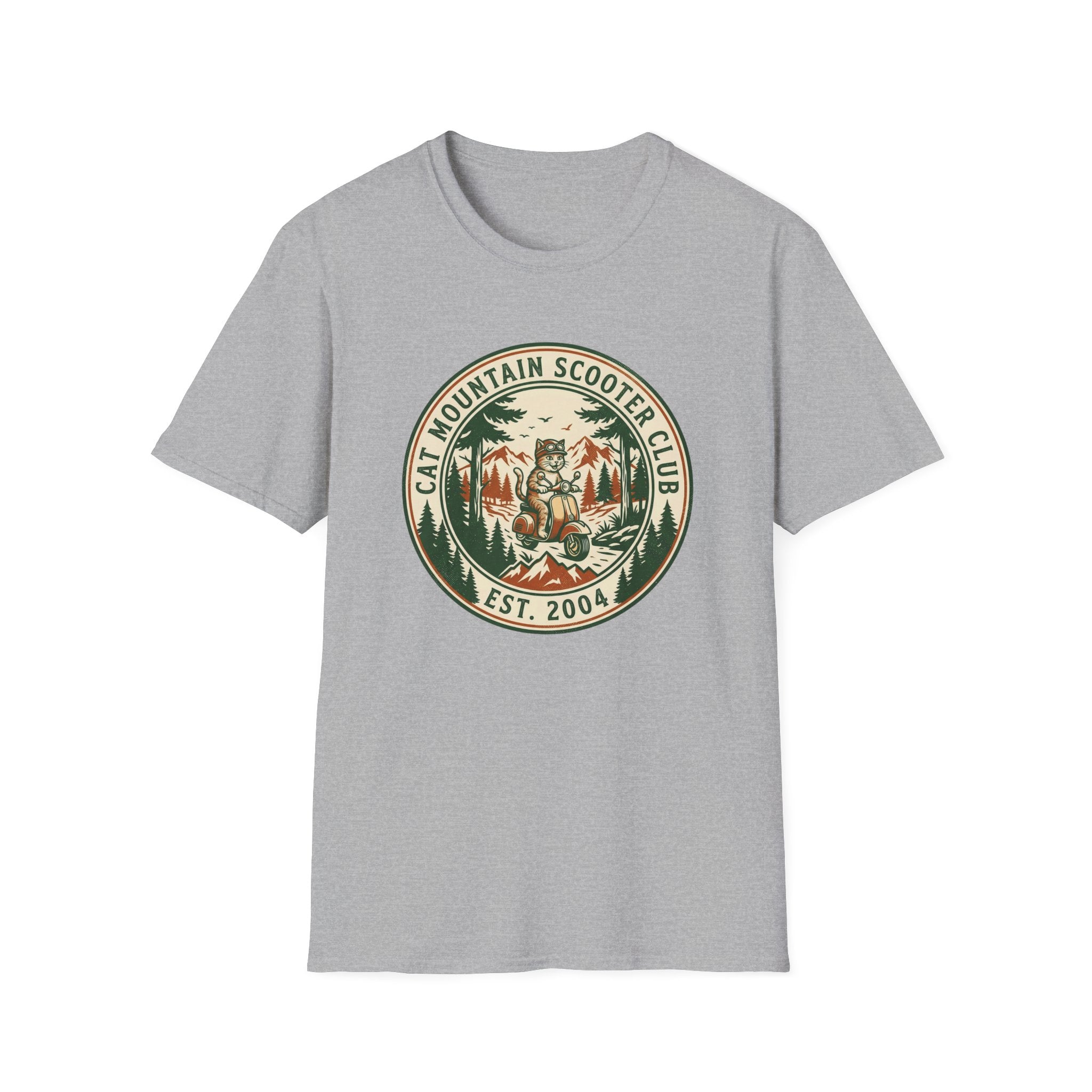Cat Mountain Scooter Club T-Shirt