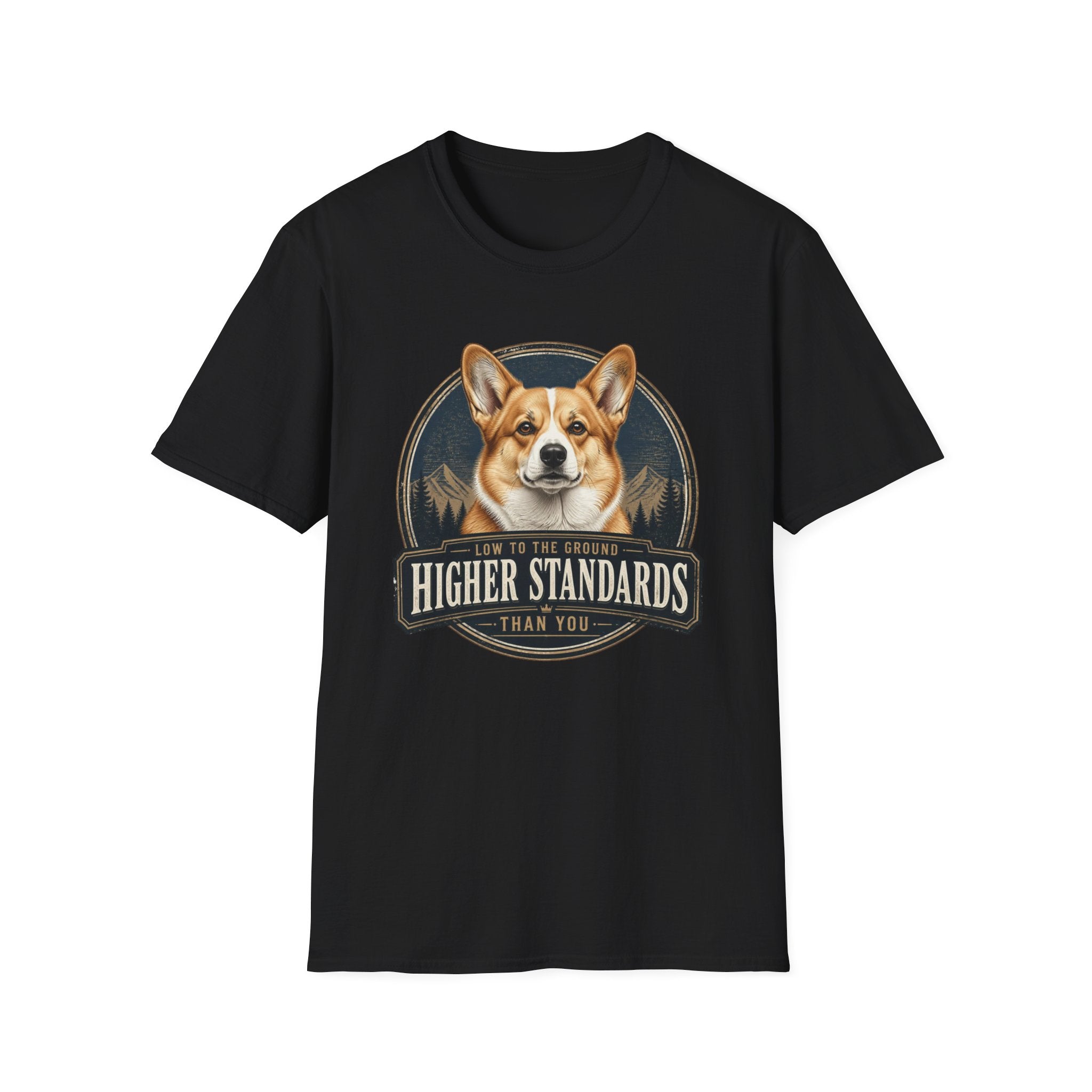 Low To The Ground Corgi Dog T-Shirt