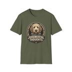 Judgmental Thoughts Labradoodle Dog T-Shirt