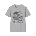 Not Cute Surf Cat T-Shirt