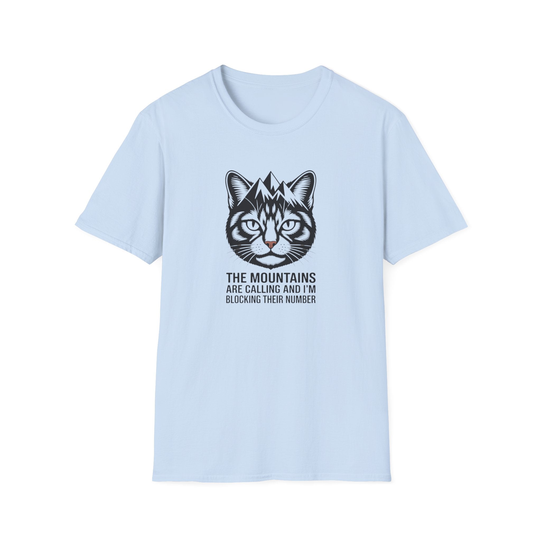 Mountains Are Calling Cat T-Shirt