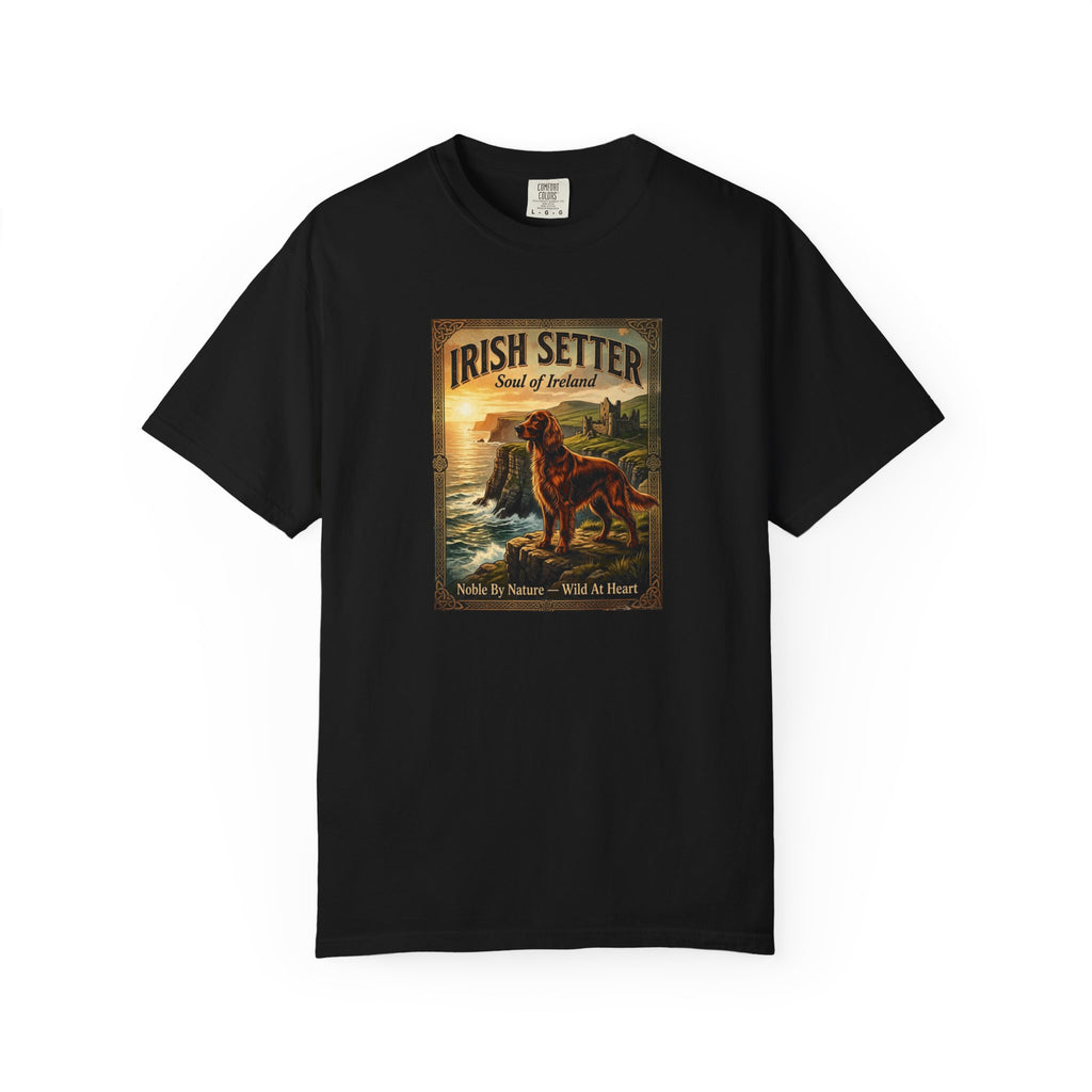 Irish Setter T-Shirt – Vintage ‘Wild At Heart’ Dog Lover Tee
