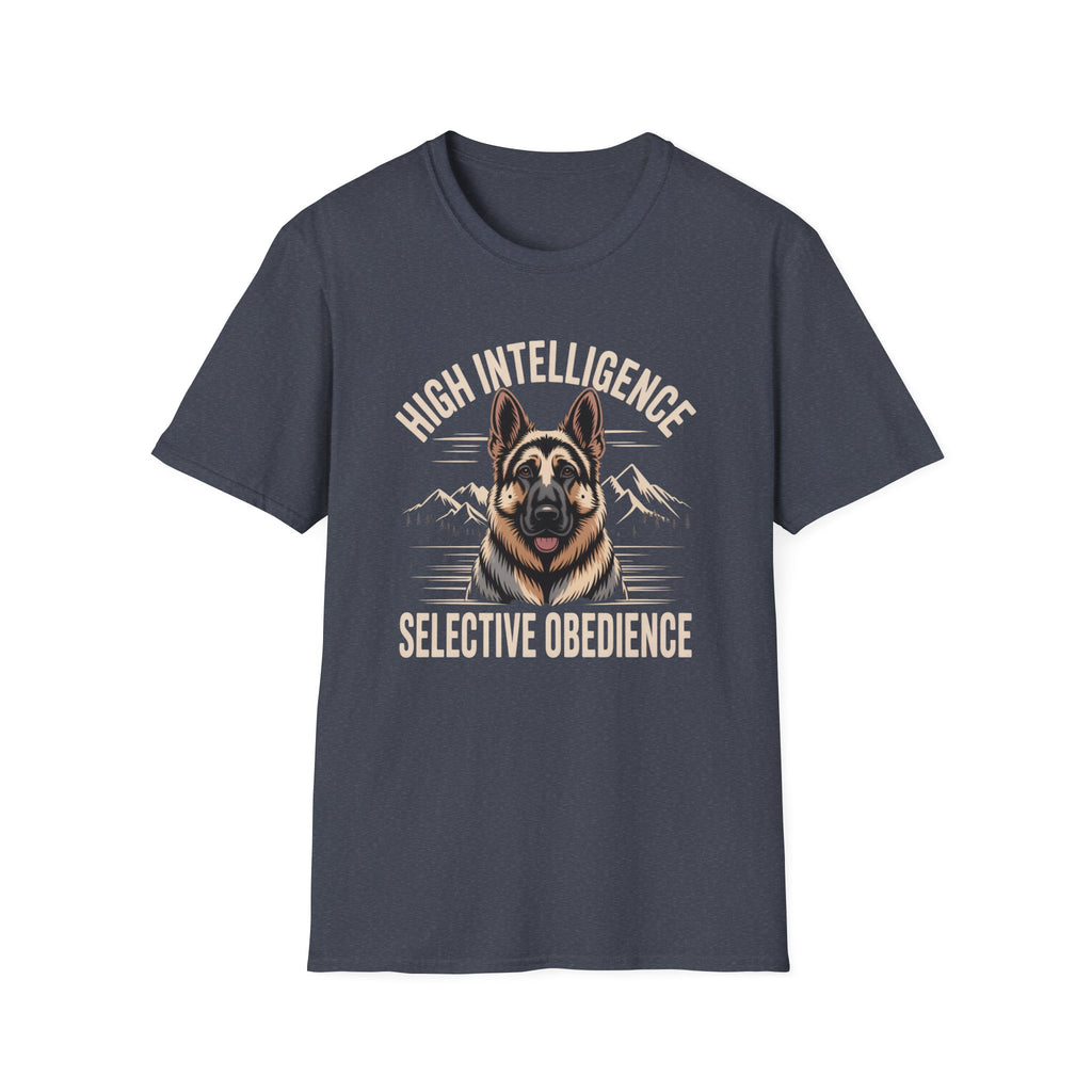 High Intel German Shepherd Dog T-Shirt