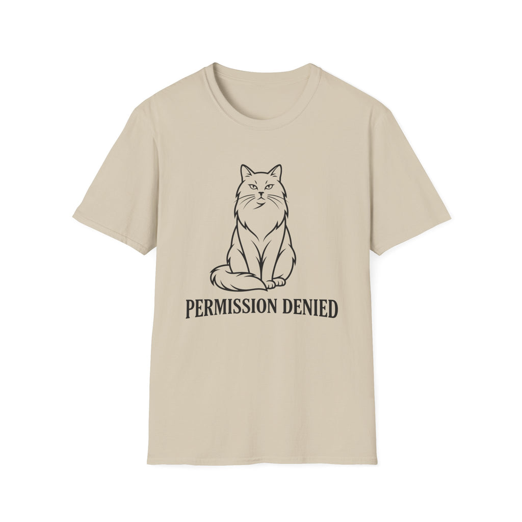 Permission Denied Cat T-Shirt