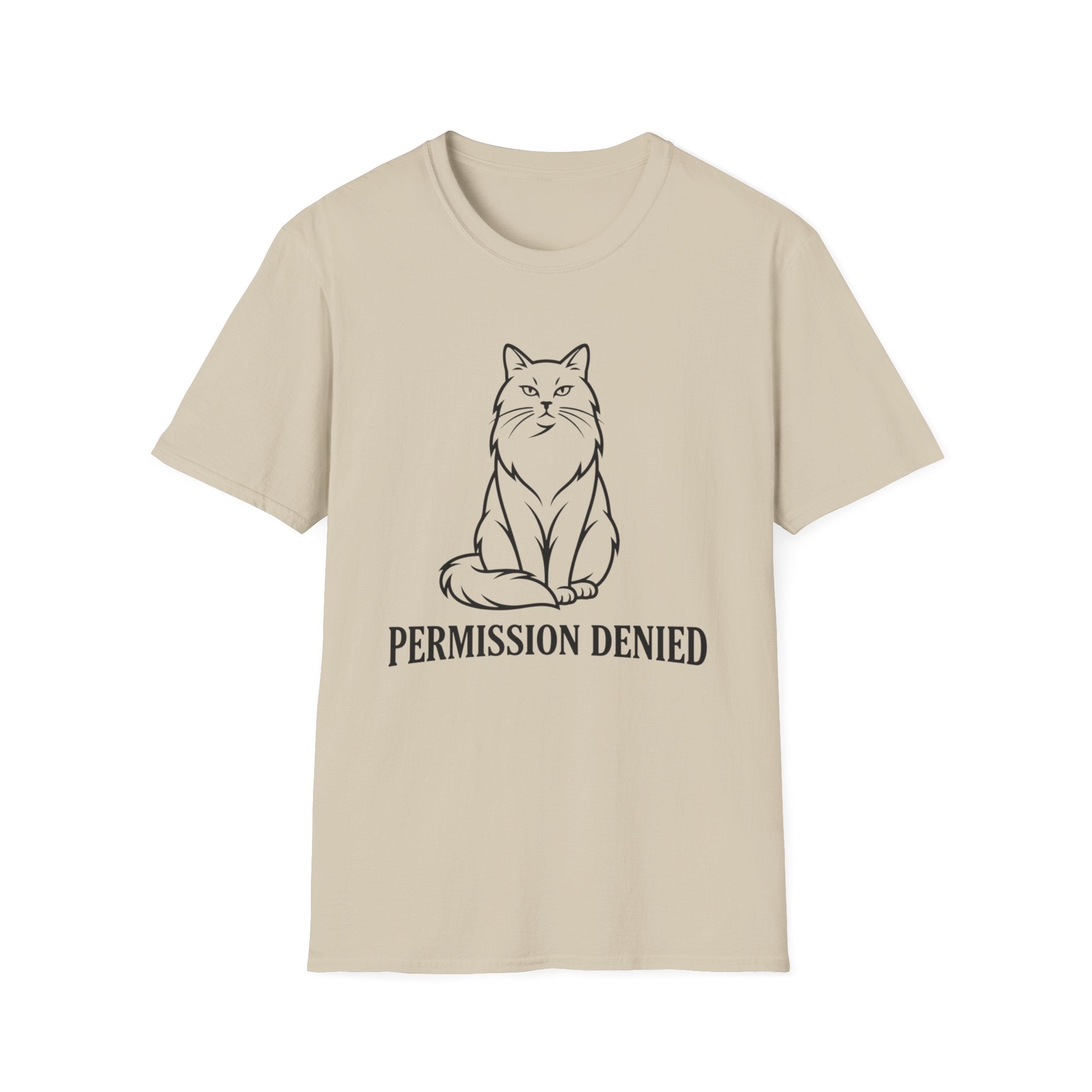 Permission Denied Cat T-Shirt