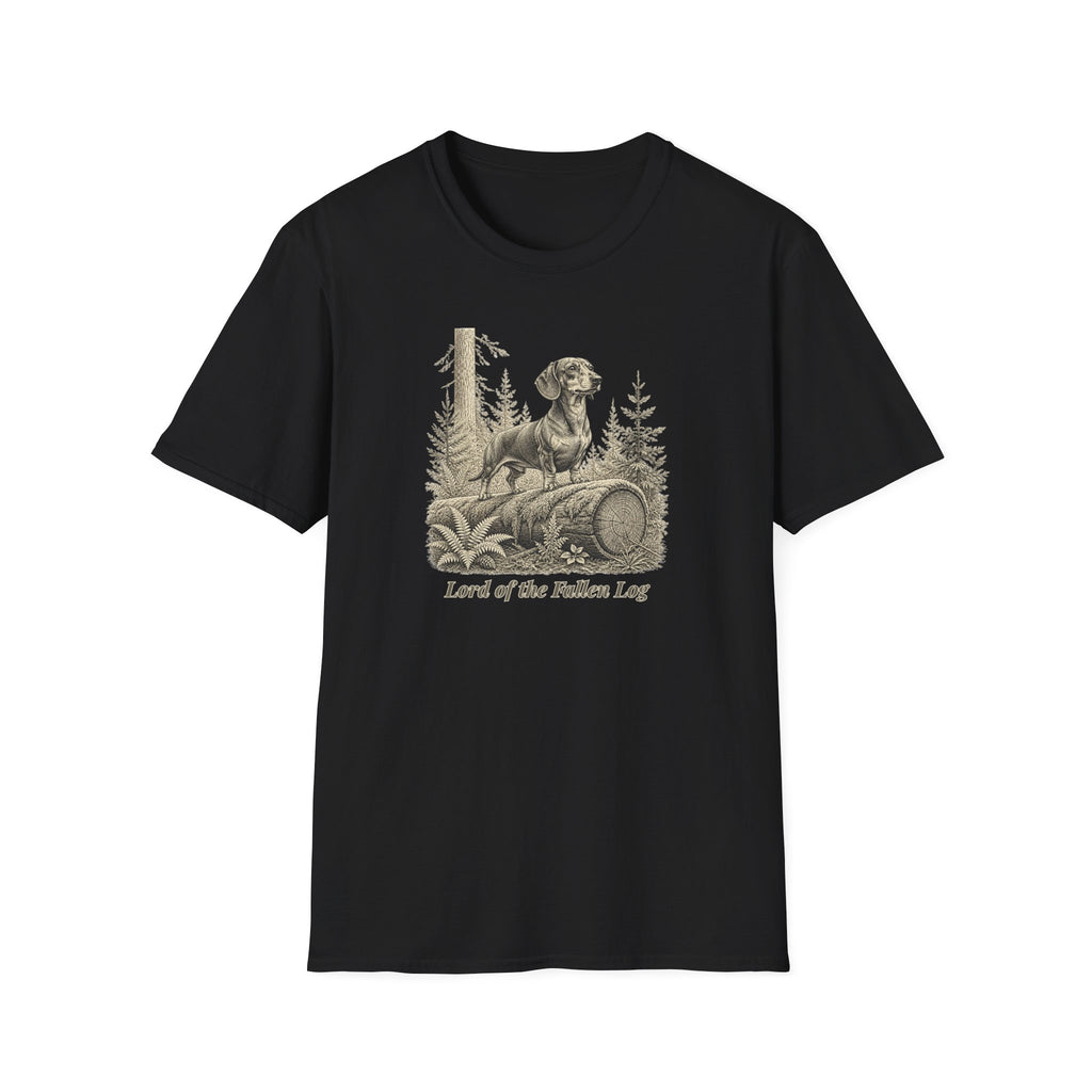 Lord of the Fallen Log Dachshund Dog T-Shirt